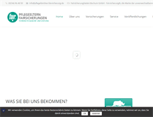 Tablet Screenshot of pflegefamilien-fairsicherung.de